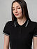Рубашка поло женская Virma Stripes Lady, черная - Фото 9
