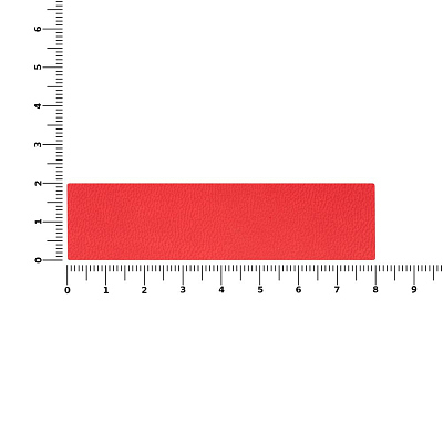 Лейбл Listra Latte, красный