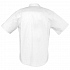 Рубашка мужская с коротким рукавом Brisbane, белая - Фото 2
