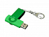 USB 3.0- флешка промо на 32 Гб с поворотным механизмом и однотонным металлическим клипом - Фото 3