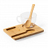Набор MORKEL:чашка, ложка, подставка, бамбук, боросиликатное стекло - Фото 2