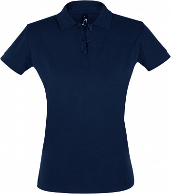 Рубашка поло женская Perfect Women 180 темно-синяя (Темно-синий)