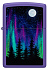 Зажигалка ZIPPO Night In The Forest с покрытием Purple Matte, латунь/сталь, фиолетовая, 38x13x57 мм - Фото 2