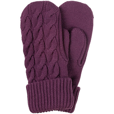 Варежки Heat Trick, синий меланж (Баклажановый)