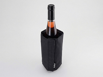 Охладитель-чехол для бутылки вина или шампанского Cooling wrap (Чёрный)