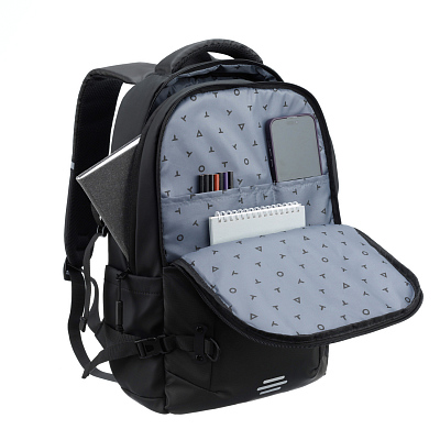 Рюкзак спортивный TORBER Xtreme 18", чёрный, 31 х 12 х 46 см, 17л