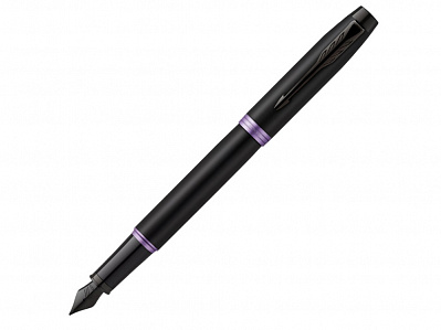 Ручка перьевая Parker IM Vibrant Rings Flame Amethyst Purple (Фиолетовый, черный)