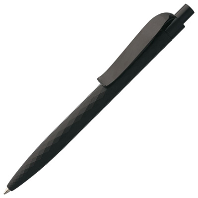 Ручка шариковая Prodir QS01 PRP-P Soft Touch, черная (Черный)
