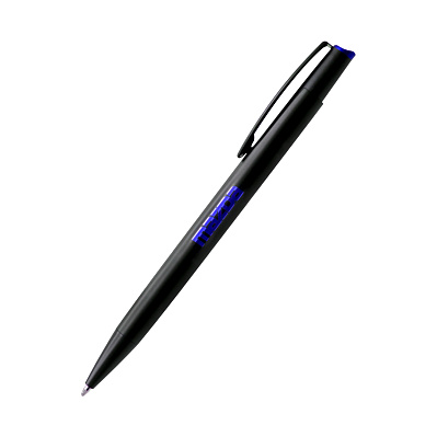 Ручка металлическая Grave, синяя (Синий)
