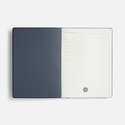 Ежедневник Doppio, недатированный, синий