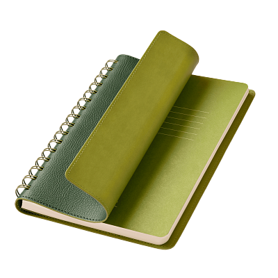 Ежедневник Виста (Vista) недатированный, зеленый/салатовый