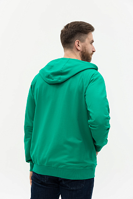 Толстовка мужская STAN с капюшоном на молнии футер без начёса 260, 61
