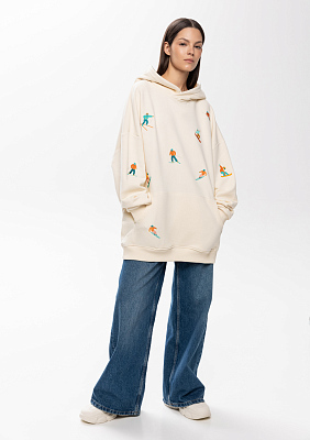 Худи унисекс STAN оверсайз футер без начёса 350, 66