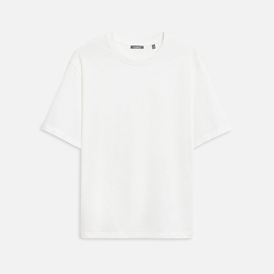 Футболка унисекс RUST, 100% хлопок, 240 гр., белая (теплый тон), размер S