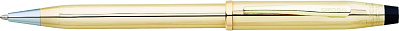 Шариковая ручка Cross Century II. Цвет - золотистый. (Золотистый)