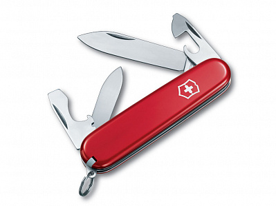 Нож перочинный Recruit, 84 мм, 10 функций (Красный)