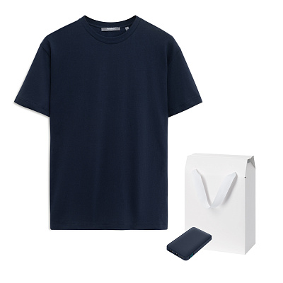 Набор с одеждой Крис (Kris) (футболка, аккумулятор) , XL (Синий)