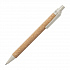 Ручка шариковая YARDEN, бежевый, натуральная пробка, пшеничная солома, ABS пластик, 13,7 см - Фото 1