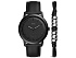 Корпус- черный, циферблат- черный перламутр, крепление- черный