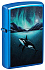 Зажигалка ZIPPO Whale с покрытием High Polish Blue, латунь/сталь, синяя, глянцевая, 38x13x57 мм - Фото 1