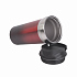 Термостакан с присоской "Константа" 420 мл, черный с красным - Фото 3