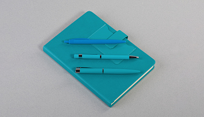 Ежедневник недатированный "Монти", формат А5, бирюзовый