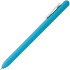 Ручка шариковая Swiper Soft Touch, голубая с белым - Фото 3