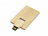USB 2.0- флешка на 8 Гб в виде деревянной карточки с выдвижным механизмом - Фото 2