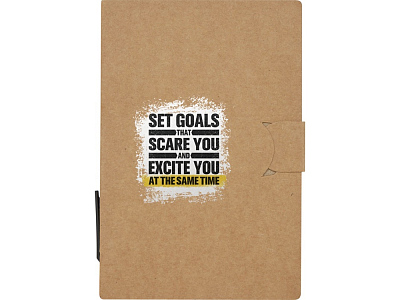 Блокнот Swift со стикерами и шариковой ручкой