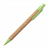 Ручка шариковая YARDEN, зеленый, натуральная пробка, пшеничная солома, ABS пластик, 13,7 см - Фото 1