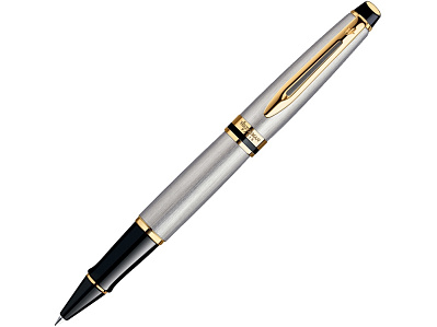 Ручка роллер Expert (Серебристый, черный, золотистый)