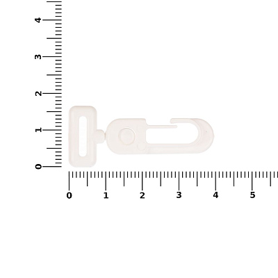 Застежка-карабин Carabine, S, белый