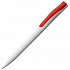 Ручка шариковая Pin, белая с красным - Фото 1