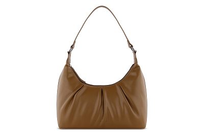 Сумка женская наплечная маленькая BUGATTI Mila, коньячная, полиуретан, 28 x 9 x 14/21 см