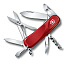 Нож перочинный VICTORINOX Evolution S14, 85 мм, 14 функций, с фиксатором лезвия, красный - Фото 1