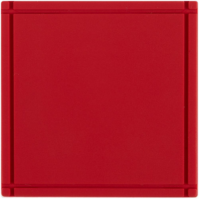 Лейбл из ПВХ Dzeta, L  (Красный)