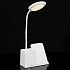 Лампа с органайзером и беспроводной зарядкой writeLight, ver. 2, белая - Фото 15