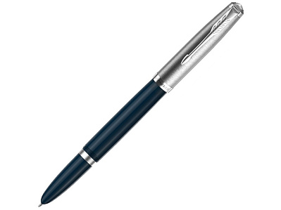 Ручка перьевая Parker 51 Core, F (Темно-синий, серебристый)