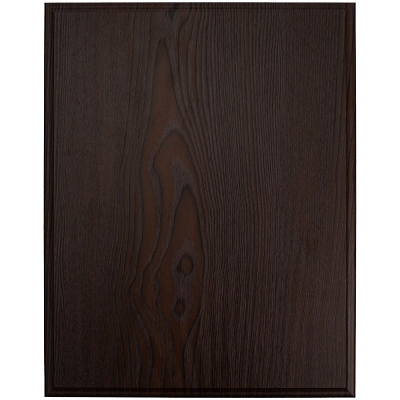 Плакетка Plaque XL, венге с серебристой пластиной