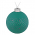Елочный шар Chain, 10 см, зеленый - Фото 1