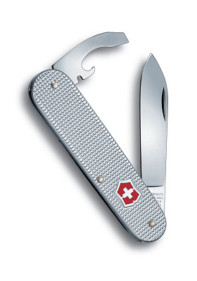 Нож перочинный VICTORINOX Bantam Alox, 84 мм, 5 функций, алюминиевая рукоять  (Серебристый)
