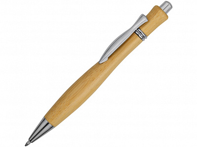 Ручка шариковая бамбуковая Киото (Светло-коричневый)