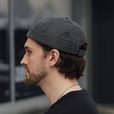 Шапка Docker Hat, унисекс (Тёмно-серый)