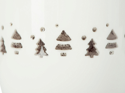 Кружка с прозрачной глазурью Twinkling Trees