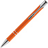 Ручка шариковая Keskus Soft Touch, оранжевая - Фото 3
