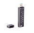 Флешка с пин кодом DataLock PRO3 USB 3.0, синий, 64Гб - Фото 3