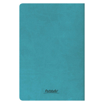 Блокнот Corsa slim, бирюзовый