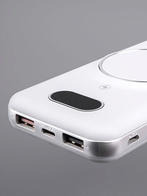 Внешний аккумулятор Omni Pro 10000 мАч, белый