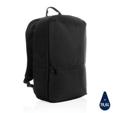 Рюкзак для ноутбука Minimalist Impact из rPET AWARE™ 1200D, 15,6" (Черный; зеленый)