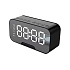 Часы-метеостанция Allora с Bluetooth колонкой функцией Hands free, черные - Фото 1